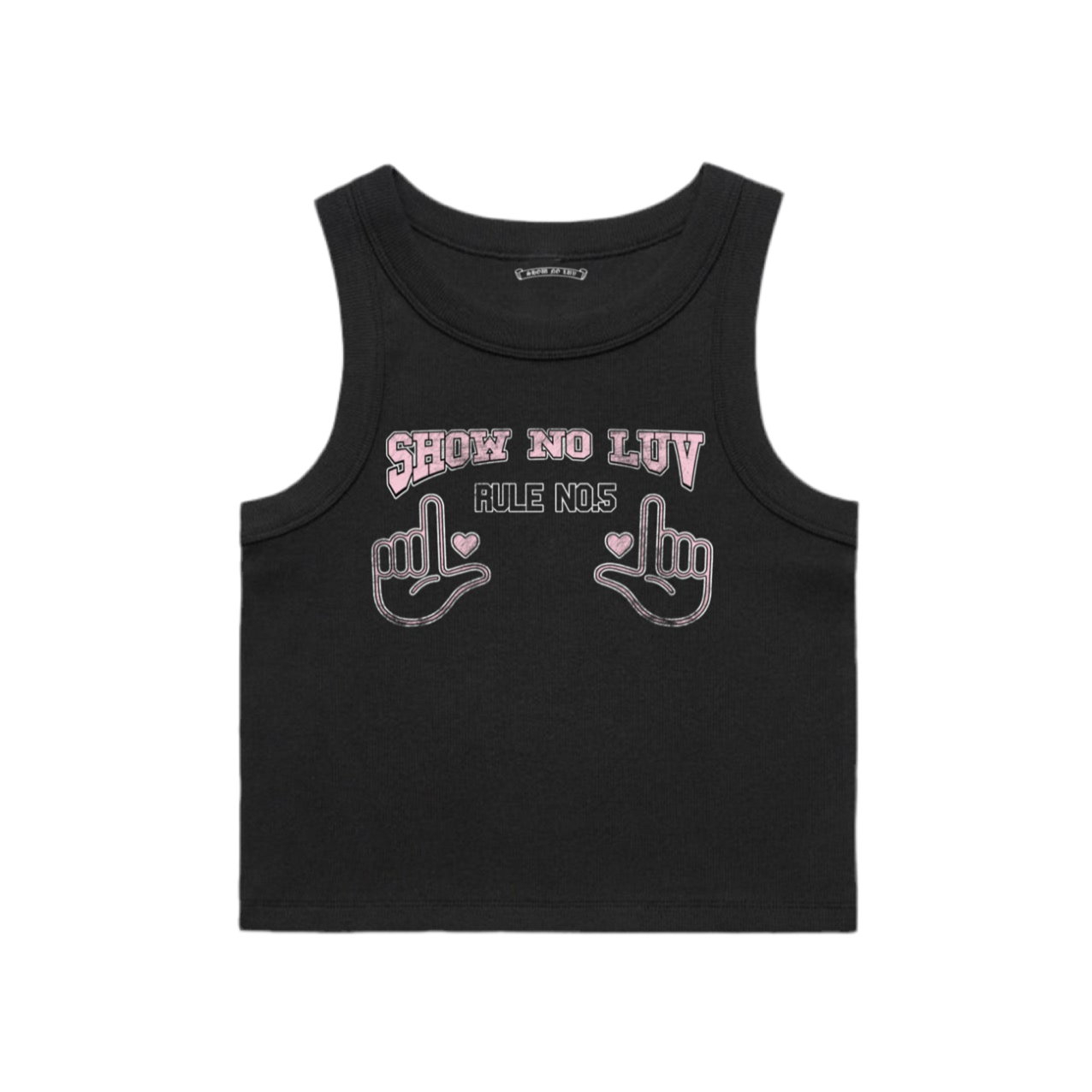 SNL Black Crop Top