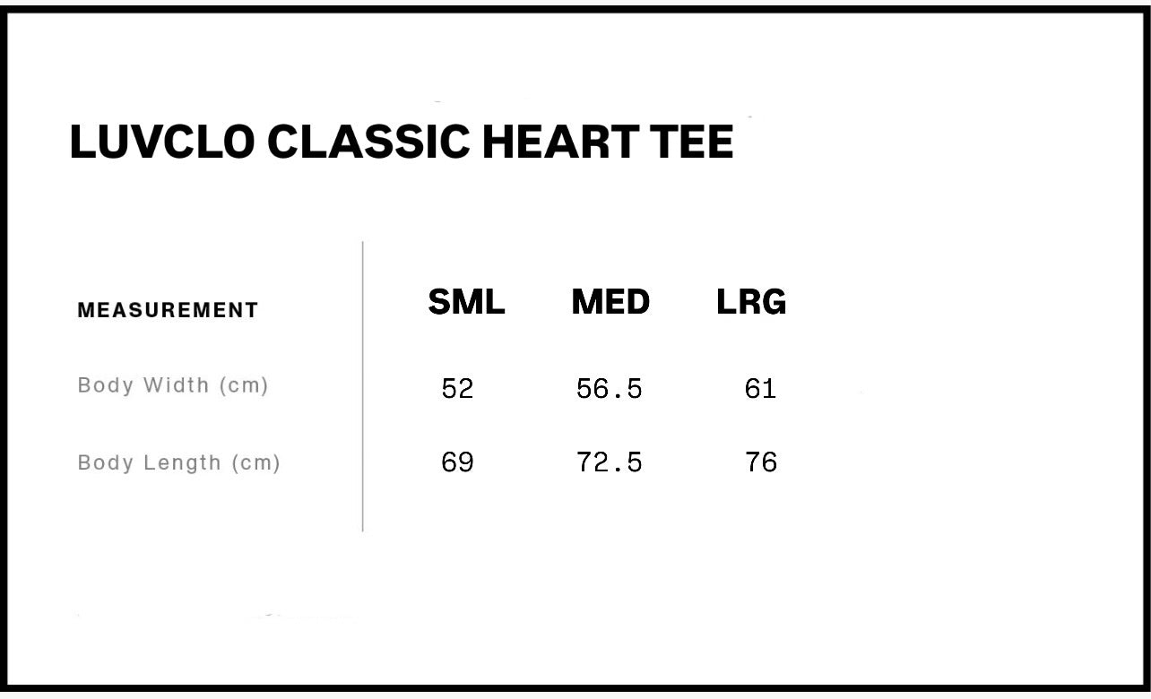 Classic Heart Tee - Black