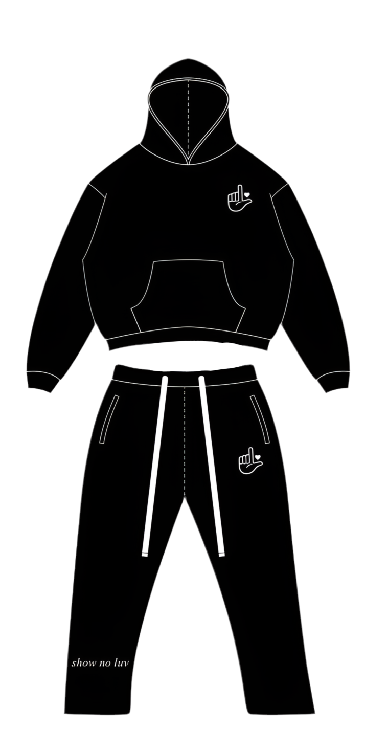 OG SNL Full Black Tracksuit