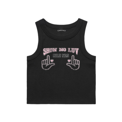 SNL Black Crop Top
