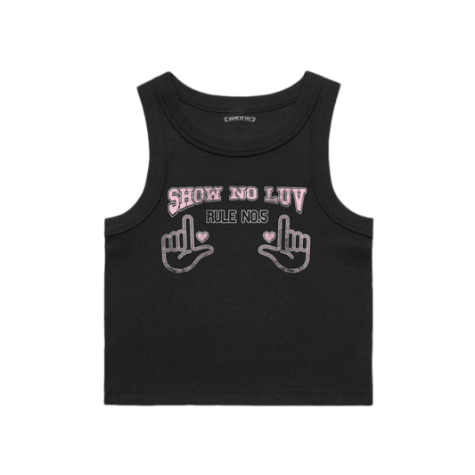 SNL Black Crop Top