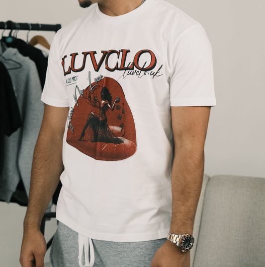 Classic Heart Tee - White