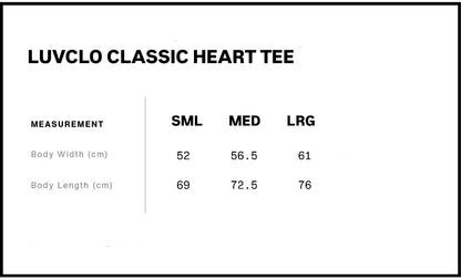 Classic Heart Tee - Black