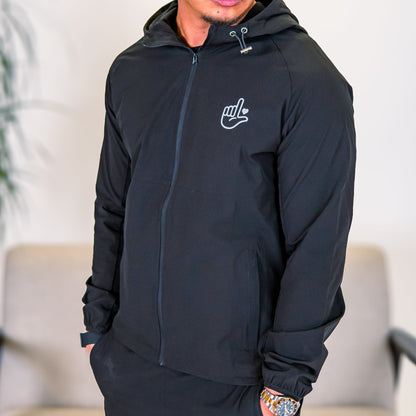 Activewear Zip-Up Hooded Jacket